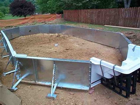 sheet metal pool|steel pool wall kits.